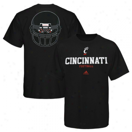 Adidas Cincinnati Bearcats Eyes T-shirt - Black