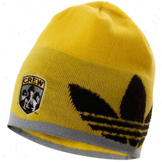 Adidas Columbus Crew Cuffless Knit Beanie - Yellow