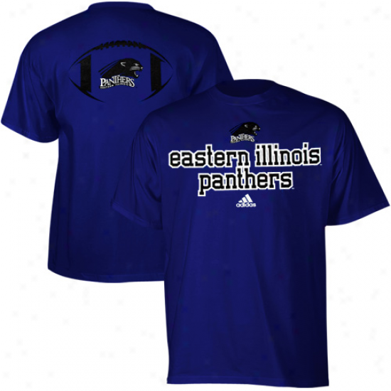 Adidas Eastern Illinois Panthers Backfield T-shirt - Royal Blue