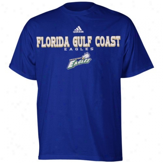 Adidas Florida Gulf Coast Eagles Royal Blue True Basic T-shirt