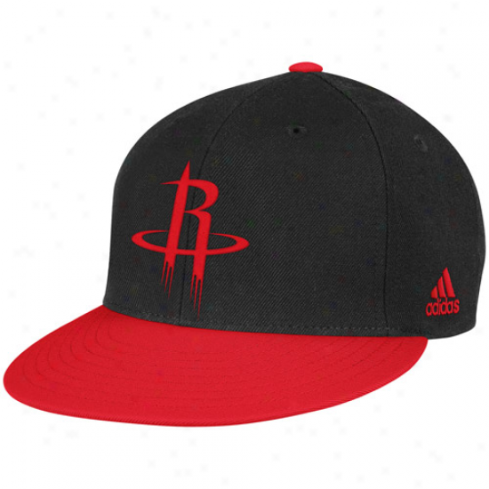 Adidas Houston Rockets Black-red Vibe Snapback Adjustable Hzt