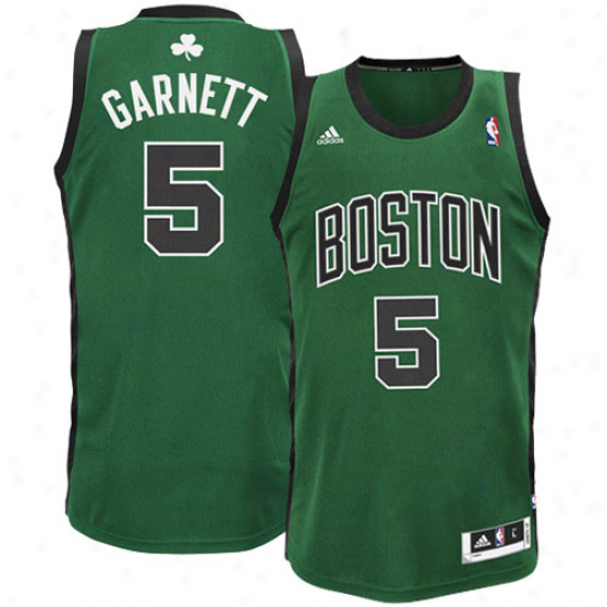 Adidas Kevin Garnett Boston Celtics Revolution 30 Swingman Performance Jersey-kekly Green-