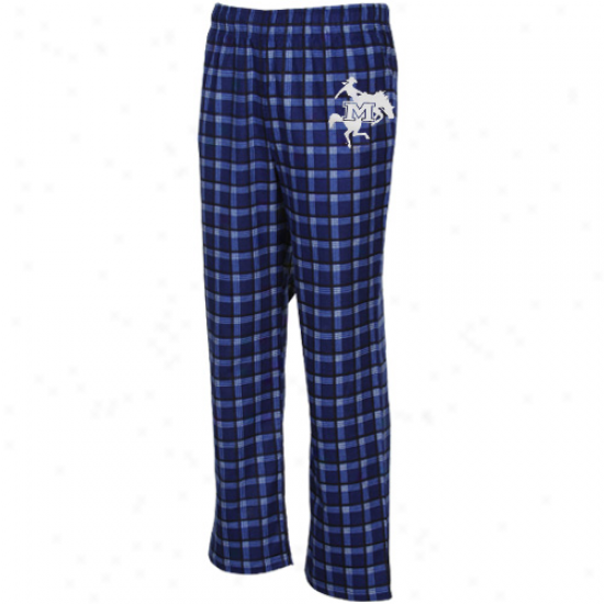 Adidas Mcneese State Cowboys Royal Blue Tailgate Flannel Pajama Pants