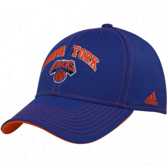 Adidas New York Knicks Royal Blue Latin Night Flex Hat