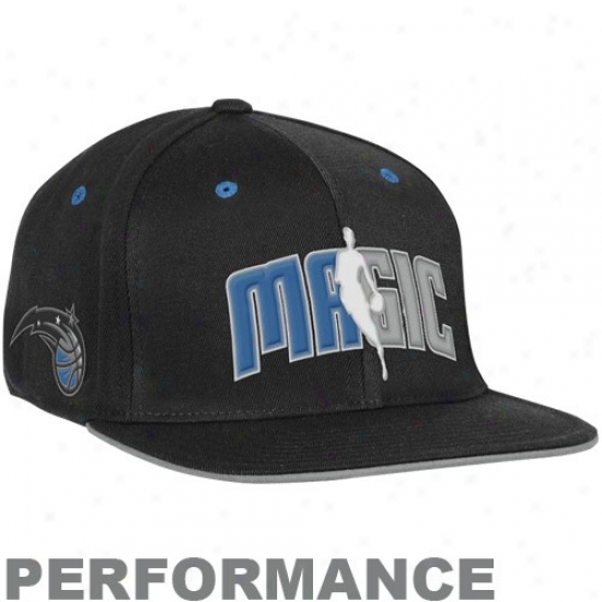 Adidas Orlando Magic Black Official Draft Day Flex Hat