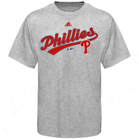 Adidas Philadelphia Phillies Preschool Ash Script T-shirt