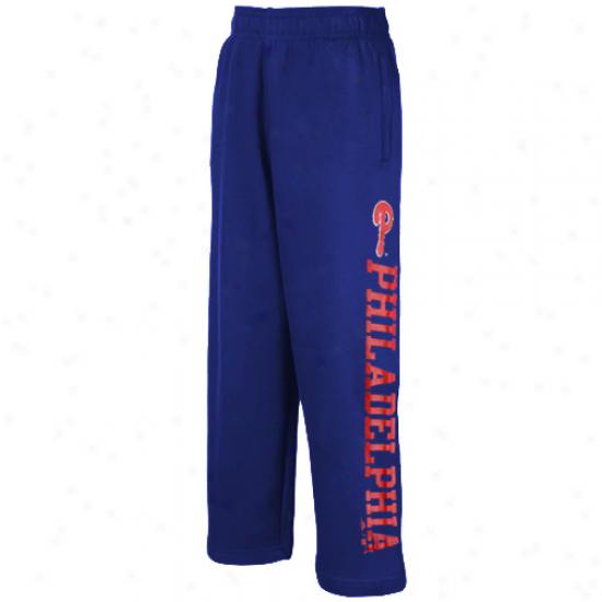 Adidas Philadelphia Phillies Preschool Royal Blue Word Plus Fleece Sweatpants