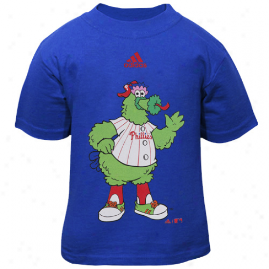 Adidas Philadelphia Phillies Toddler Phillie Phanatic Mascot T-shirt - Royal Blue