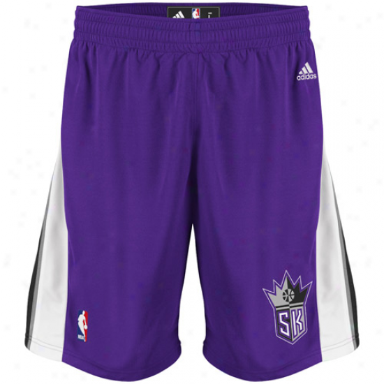 Adidas Sacramento Kings Purple Swingman Shorts