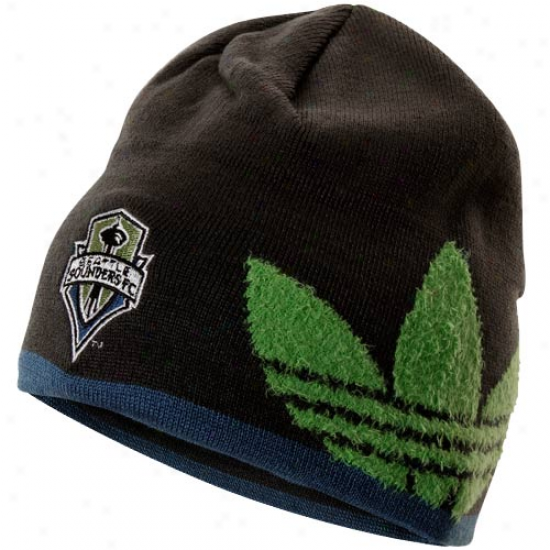 Adidas Seattle Sounders Fc Cuffless Join Beanie - Charcoal