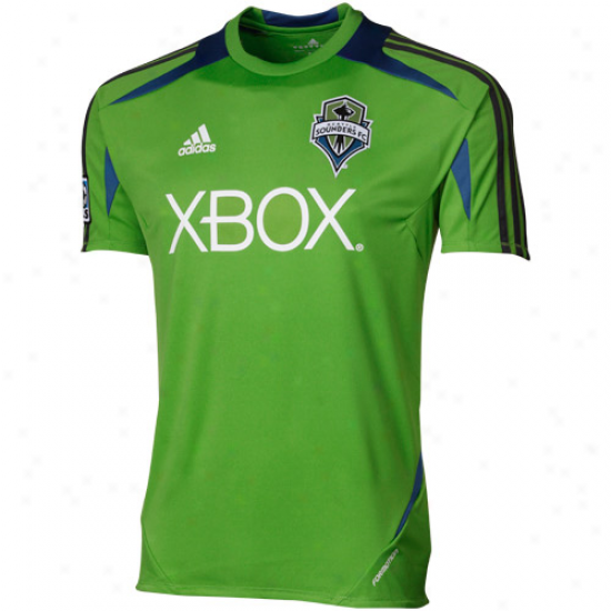 Adidas Seattle Sounders Fc Pregame Jersey - Green