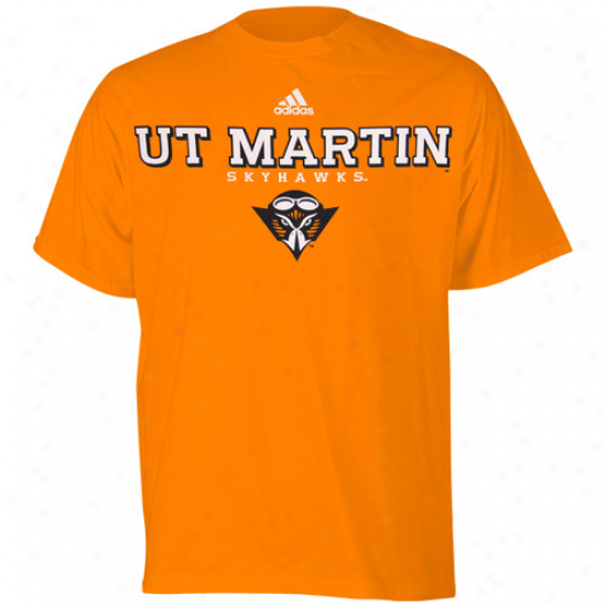 Adidas Tennessee Martin Skyhawks Orange True Basic T-shirt