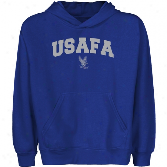 Air Force Falcons Youht Royal Blue Logo Arch Pullover Hoody