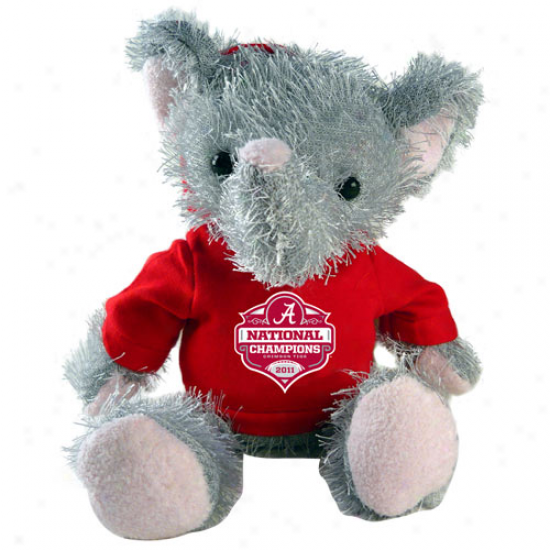 "alabama Crimson Tide 2011 Bcs National Champions 8"" Plush Mascot"