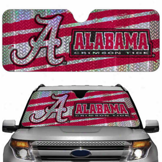 Alabama Crimson Tide 23'' X 57'' Reflective Auto Sun Shade