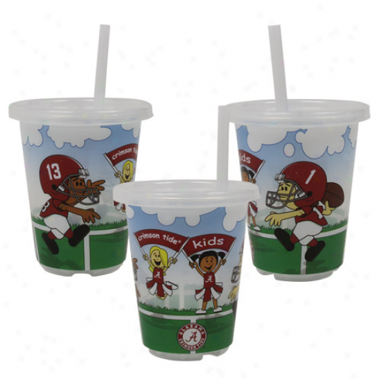 Alabama Crimson Tide 3-pack 10oz. Sip N' Go Plastic Cups