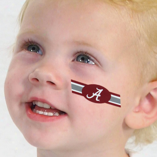 Alabama Crimson Tide 4-pack Waterless Temporary Tattoos