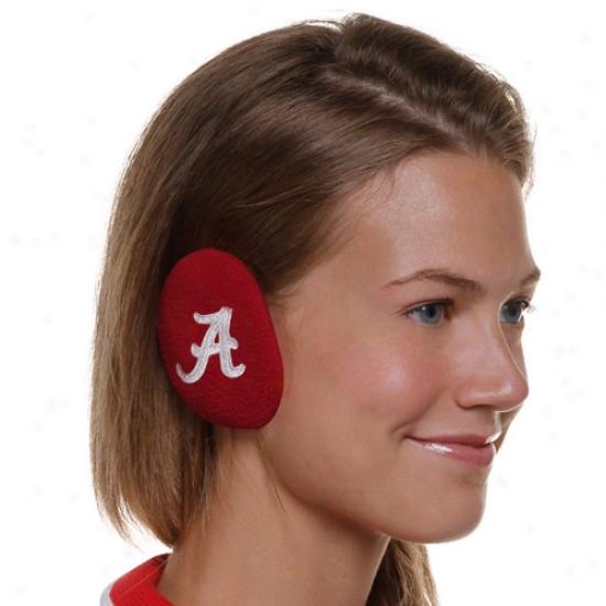 Alabama Crimson Tide Bandless Fleece Ear Warmers