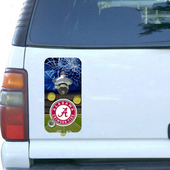 Alabama Crimson Tide Clink-n-drink Magnetic Bottle Opener