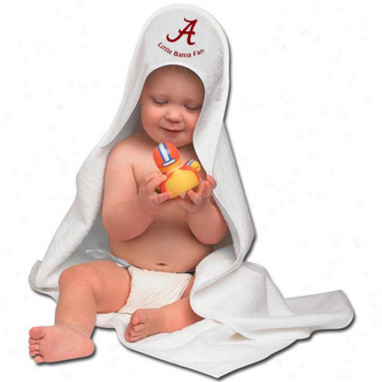 Alabama Crimso nTide Hooded Baby Towel