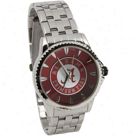 Alabama Crimson Tide Manager Stainless Steel Watch