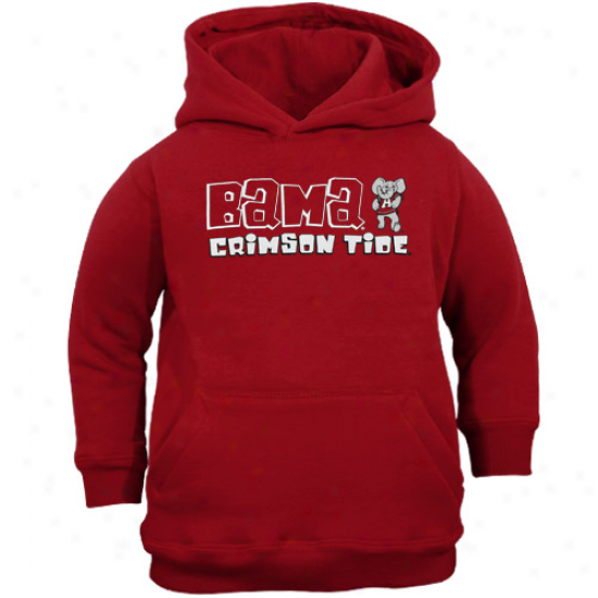 Alabama Crimson Tide Toddler Crimson Team Spirit Pullover Hoodie Sweatshirt