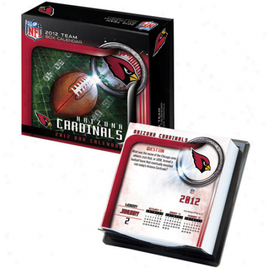 Arizona Cardinals 2012 Boxed Team Calendar