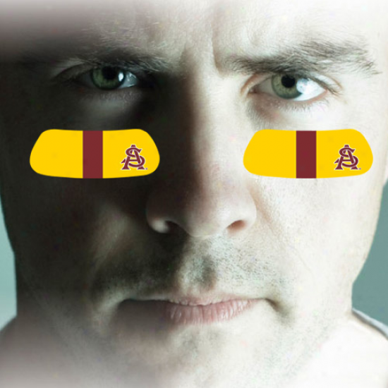 Arizona State Sun Devils 2-pair Gold Team-colored Eye Black Strips