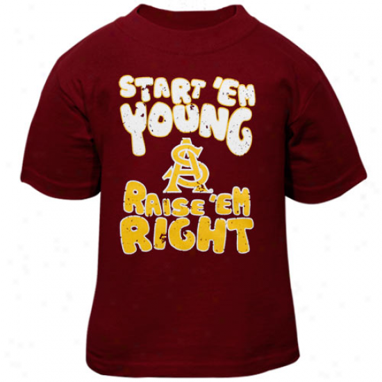 Arizona State Sun Devils Babe Start 'em Young T-shirt - Maroon