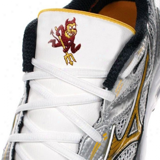 Arizona State Sun Devils White Zungz Sneaker Tongue Covers