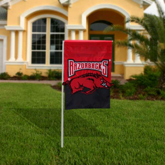 Arkansas Razorbacks 12'' X 18'' Mini Applique Flag