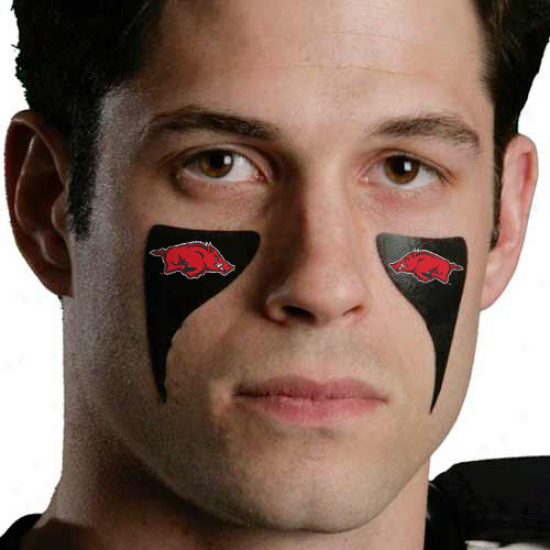 Arkansas Razorbacks 2-pack Warrior Eyeblack Stips