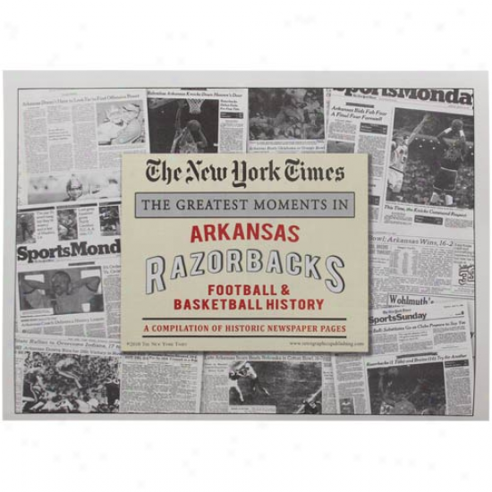 Arkansas Razorbacks Greatest Moments Newspapers