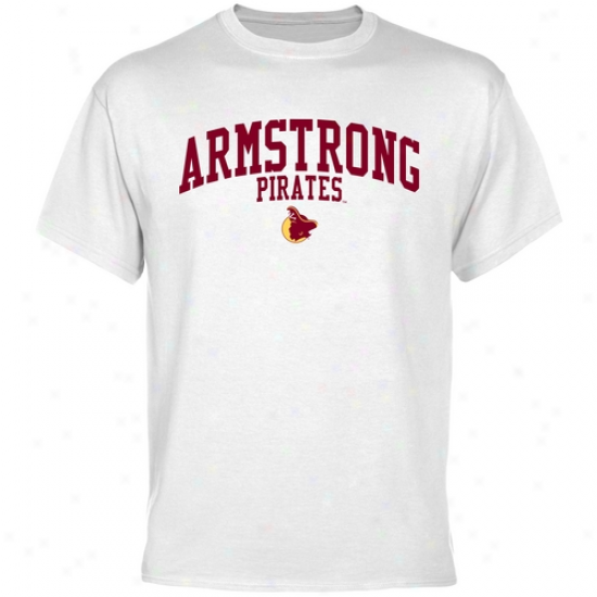 Armstrong Atlantic Pirates Team Arch T-shirt - White