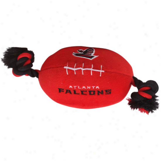 Atlanta Falcons Red-black Plush Football Pet Toy