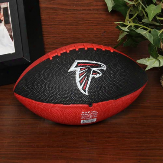 Atlanta Falcons Youth Black-red Hail Mary Rubber Football