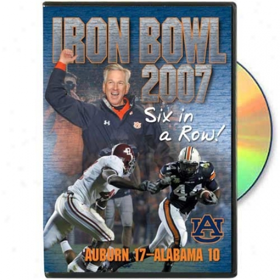 Auburn Tigers 2007 Iron Bowl Dvd