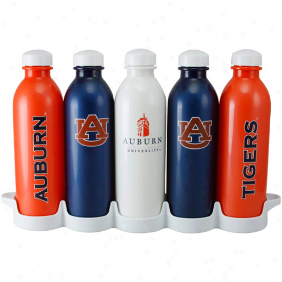 Auburn Tigers 5-pack 16oz. Waterweek Garb & Go Bottle Offer for sale