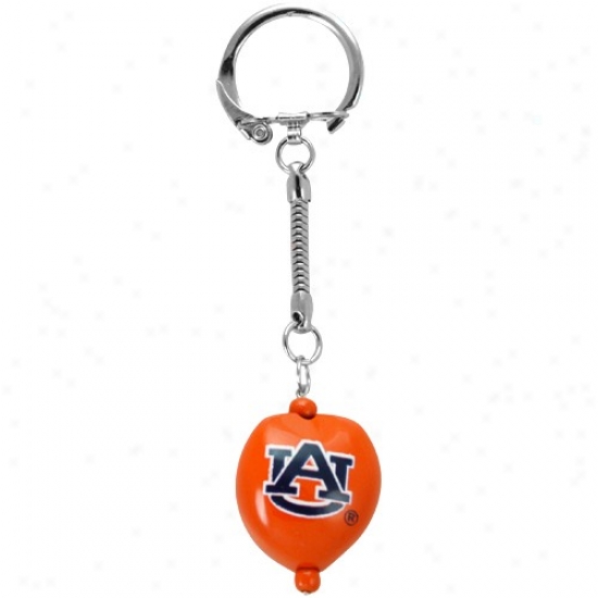 Auburn Tigers Buent Orange Kukui Keychain