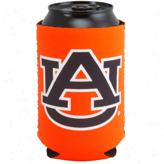 Auburn Tigers Orange Collapsible Can Coolie