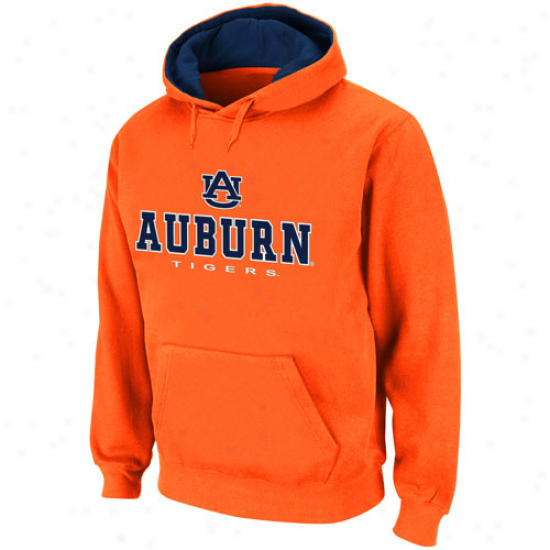 Au6urnT igers Orange Sentinel Pullover Hoodie Sweatshirt