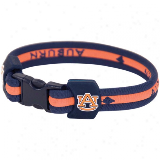 Auburn Tigers Titanium Sports Bracelet