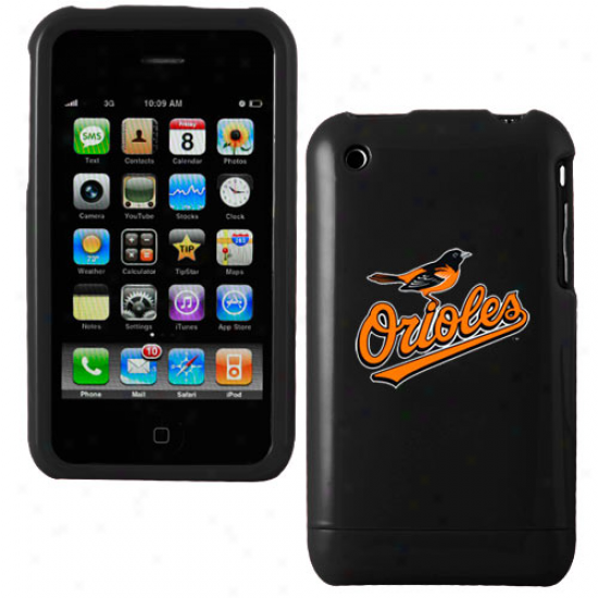 Baltimore Orioles Black Iphone 3g Hard Snap-on Case