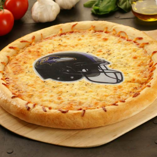 Baltimore Ravens 6-pack Edible Helmet Pizza Prints