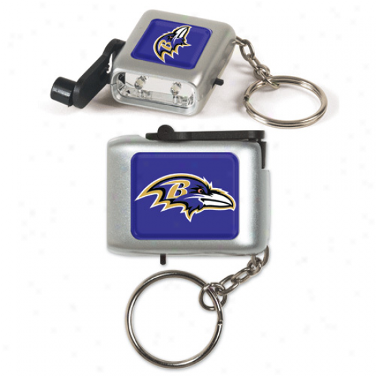 Baltimore Ravens Led Eco Light Keychain
