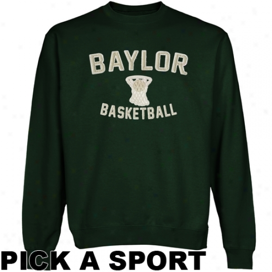 Baylor Bears Legacy Crew Neck Fleece Sweatshirt - Green