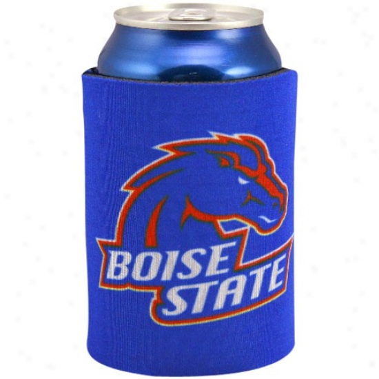 Boise Express  Broncos Royal Blue Collapsible Can Coolie