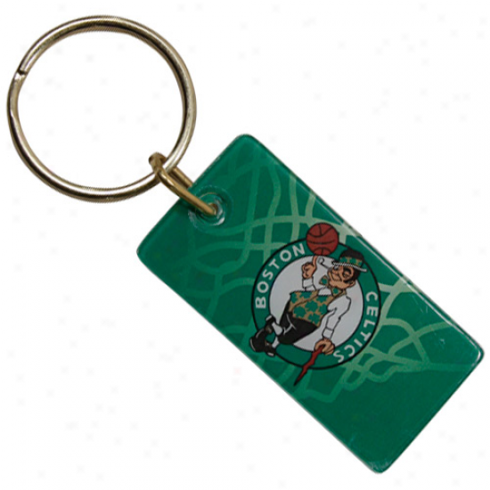 Boston Celtics Plastic Keychain