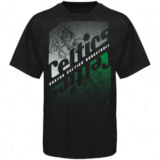 Boston Celtics Youth Crossfade T-shift - Black