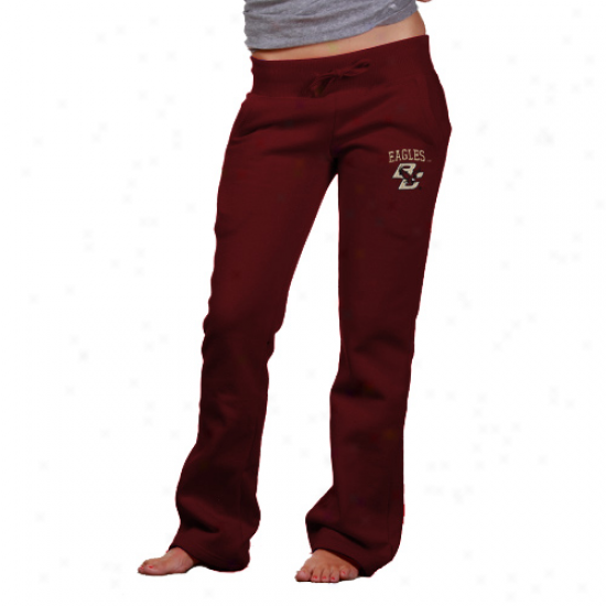 Boston Society Eatles Maroon Game Day Fleece Sweatpants